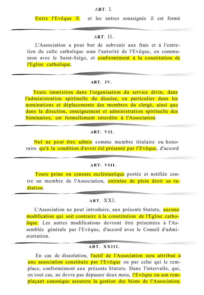 Extraits des statuts de AD